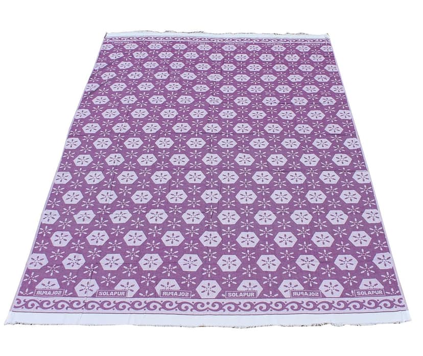 Mandhania Super Soft Premium Light Weight Solapur Single Bed Cotton Chaddar Pack of 2 (201), Multicolor 1 view 7
