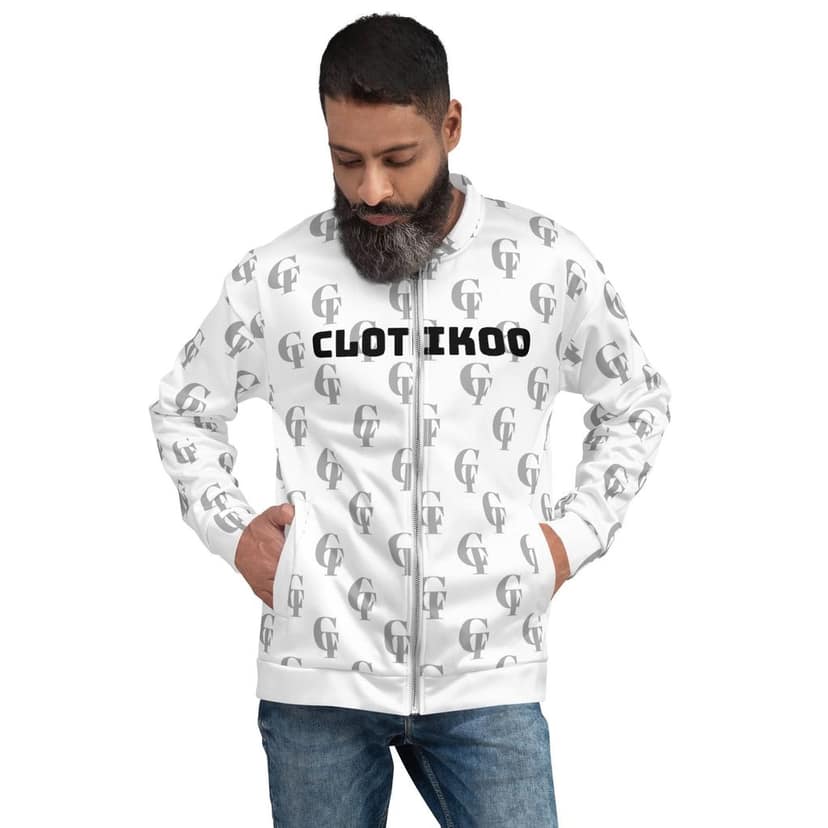 Clothikoo Brand Print in Unique Design Bomber Jacket view 6
