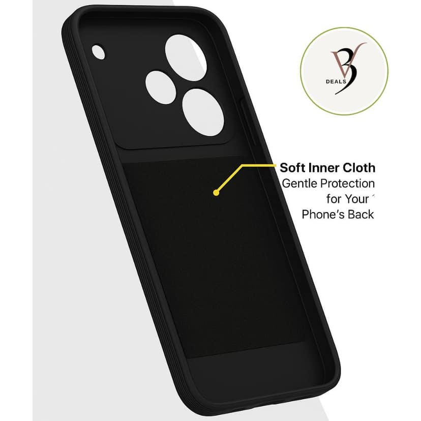 V3Deals Back Cover for Realme P4 Pro 5G | Soft Matte Silicone Finish | Camera Bump Protection | Slim Fit Shockproof Case for Realme P4 Pro | Durable & Lightweight Design view 4