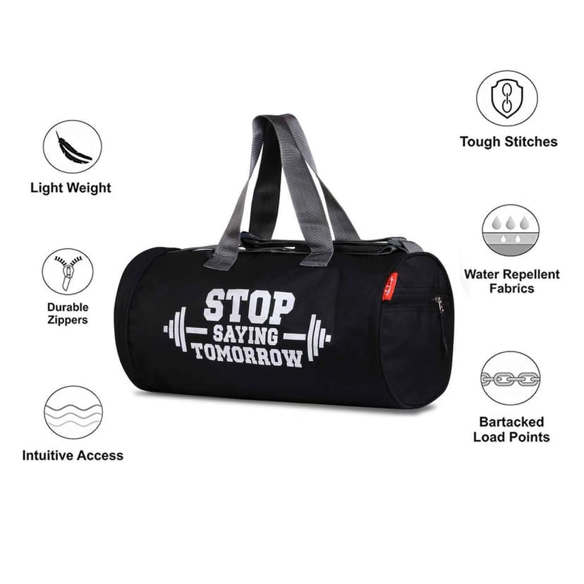 Black Gym Bag view 2