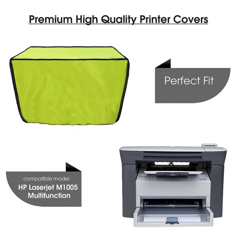 Palap Super Premium Dust Proof Printer Cover for HP Laserjet M1005 Multifunction (Green ;48.7 x 41.3 x 35.8 Cms) view 2