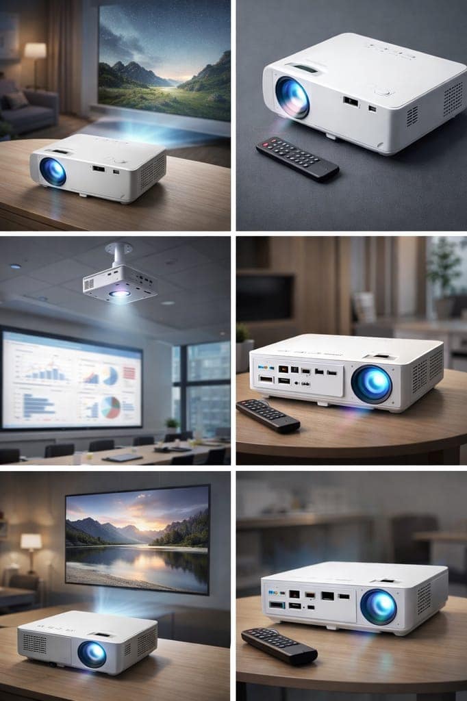 Professional Smart Projector | 4K Support | Office & Home Theatre Use view 3