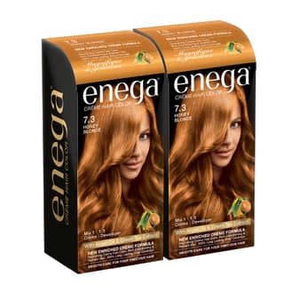 Enega nourishing no ammonia honey blonde cream hair color with argon oil& green tea extract 150ml