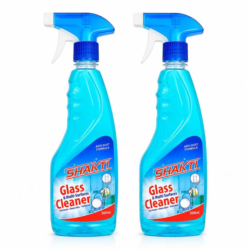 SHAKTI Glass & Multi Surface Cleaner 500 Ml - 2 Pcs Combo view 4