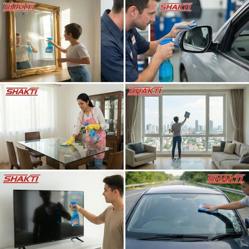 SHAKTI Glass & Multi Surface Cleaner 500 Ml - 2 Pcs Combo view 6