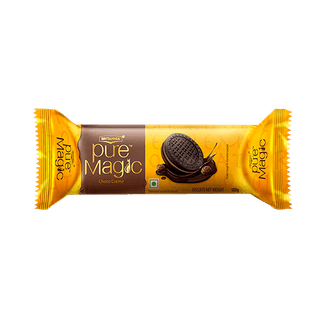 Britannia Pure Magic Creme Biscuits - Choco, 100 G Pouch