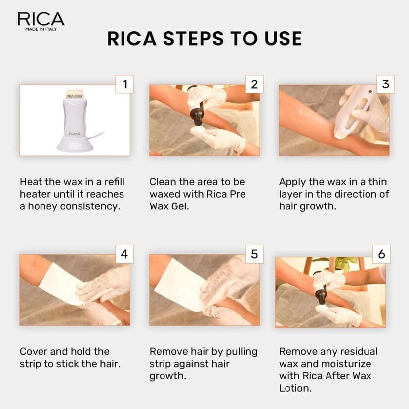 Rica Green Apple Roll-On Wax Set of 2 Refill Wax - 100 ML view 6