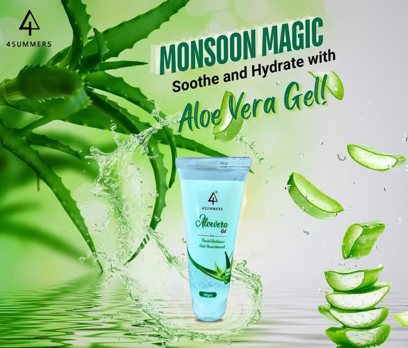 4Summers Aloevera Gel 60gm view 3