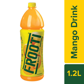Frooti Drink - Fresh 'N' Juicy Mango, 1.2 L Bottle