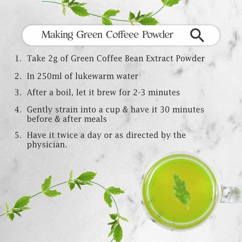 True Nirvana Green Coffee Beans Powder – Herbal Tea for Weight Management & Wellness view 5