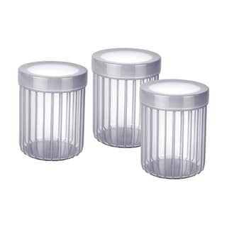 Joyo Better Home Linea Container 1000 Ml (3 Pcs Set)- Grey