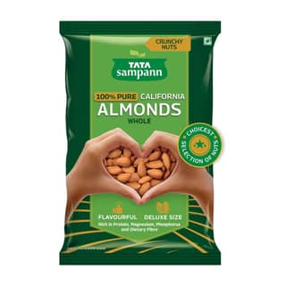 Tata Sampann Pure California Almonds Whole 1 kg | Badam Giri