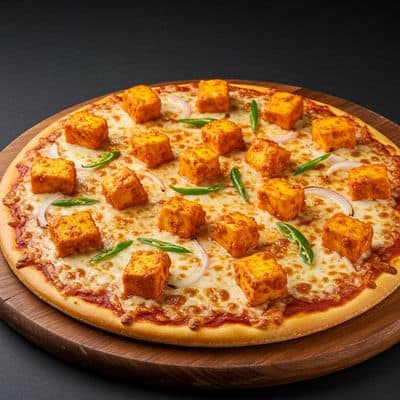 Spicy Paneer Pizza [8 inches]