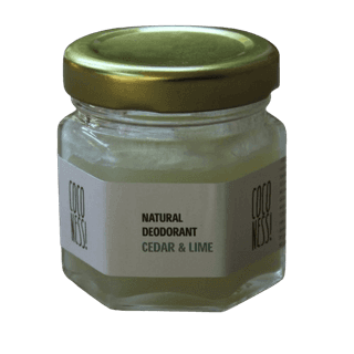 Coconess Natural Deodorant For Unisex, Cedar & Lime, 25G, Gel, fresh