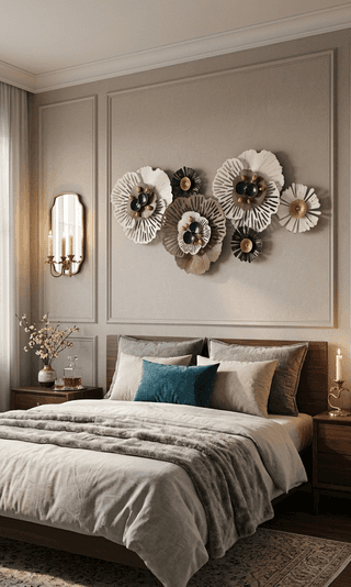Luxury Floral Wall Art – Elegant Home Decor for Living Room | Premium Nature Inspired Wall Art – Elegant Decor Piece