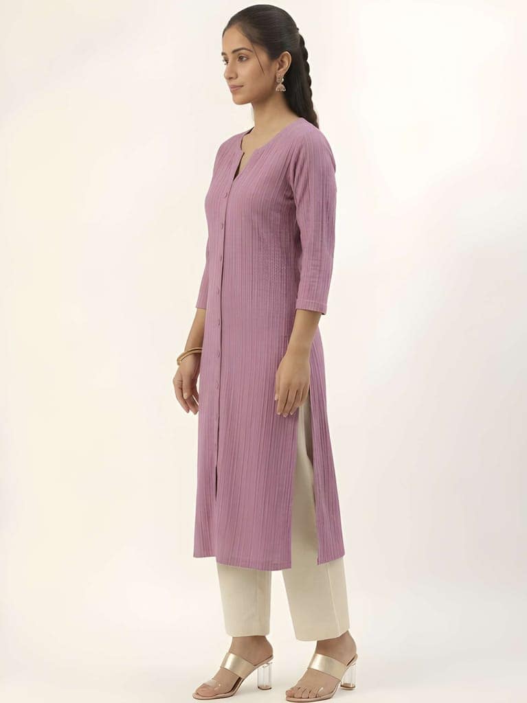 Stylish Kurti for Women, Elegant Traditional Ethnic Wear, Trendy Casual Daily Wear and Office Wear Long Kurta view 2