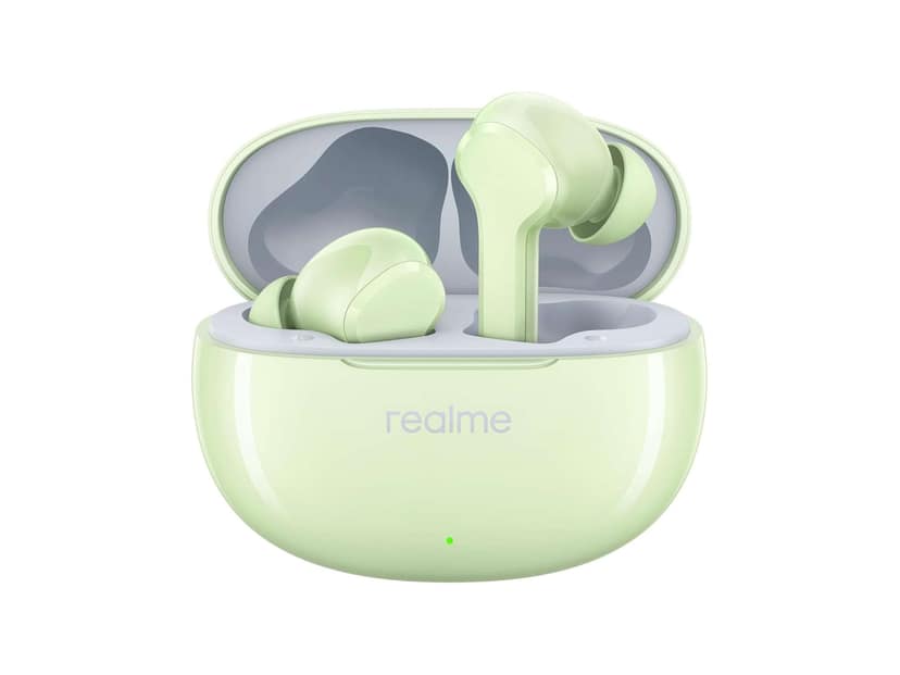 Realme TechLife Earbuds T110 Bluetooth Truly Wireless in Ear Earbuds with mic, AI ENC for Calls, Google Fast Pair, 38 Hours Total Playback - Green