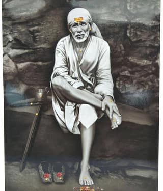 American Noti Shirdi sai baba Paper Wall Poster Without Frame