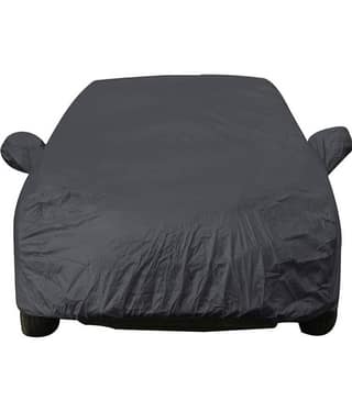 AutoRetail - Dust Proof Car Body Polyster Cover for Mahindra XUV300 With Mirror Pocket ( Pack of 1 ) , Grey