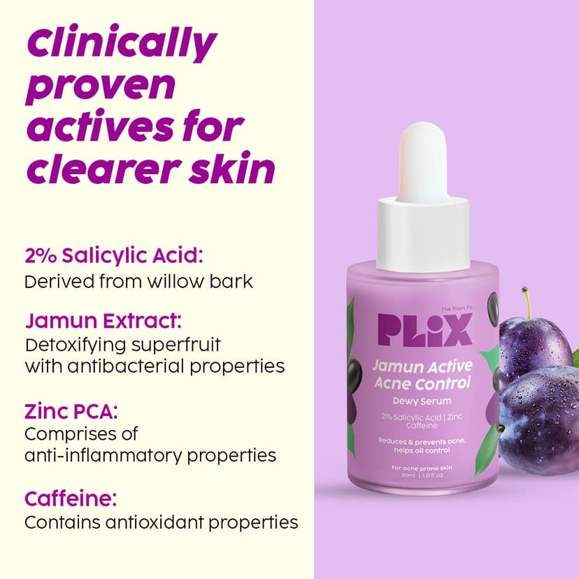 Jamun Salicylic Acid Cleanser Gel For Active Acne | Acne Prone Skin __Expert Pack__ view 6