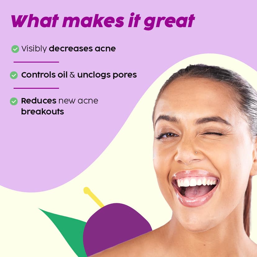 Jamun Salicylic Acid Cleanser Gel For Active Acne | Acne Prone Skin __Expert Pack__ view 8