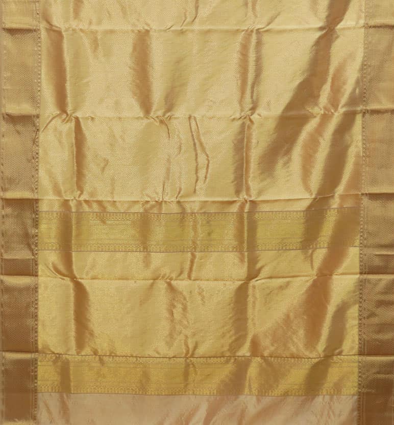 Handloom Chanderi Pattu Silk Saree view 2