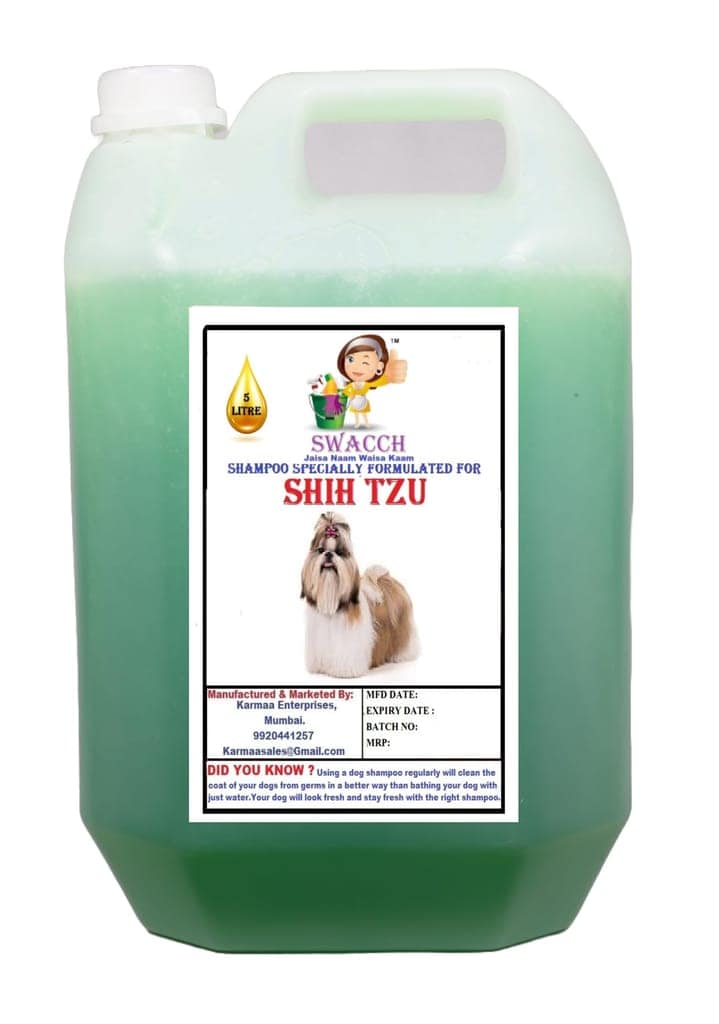SWACCH Shampoo Specially FORMULATED for Shih TZU (5 Litre) NEEM ALOVERA view 2