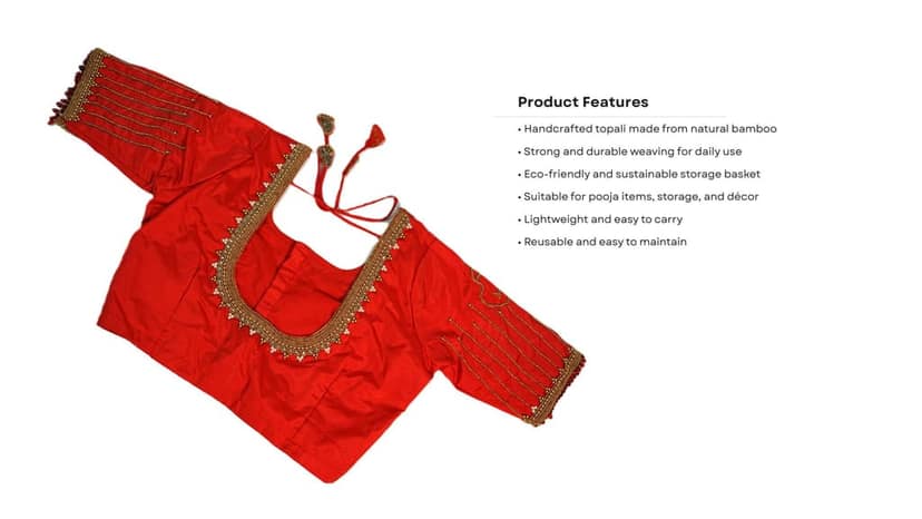 Aariwork Blouse view 3