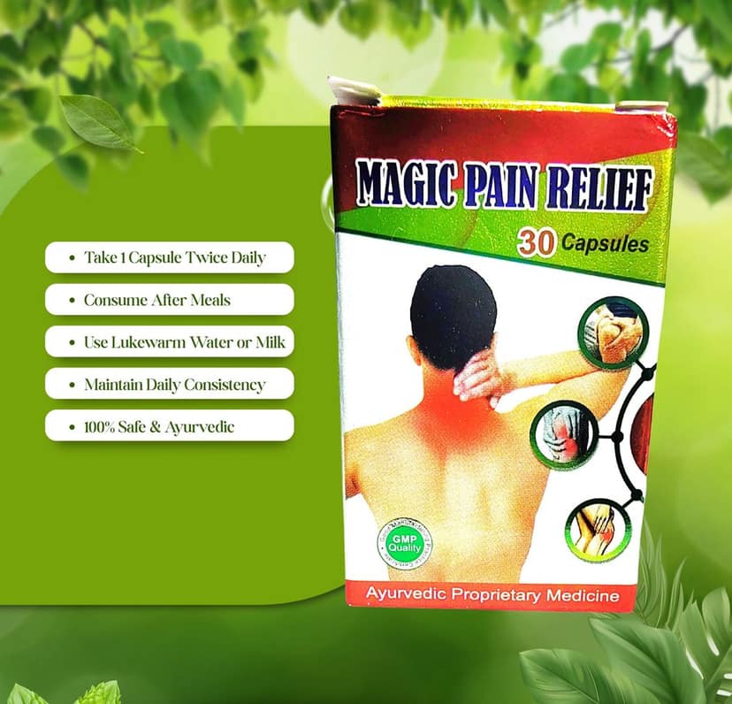 Magic Pain Relief Tablets - Pack of 5 (30 Tablets Each) view 2