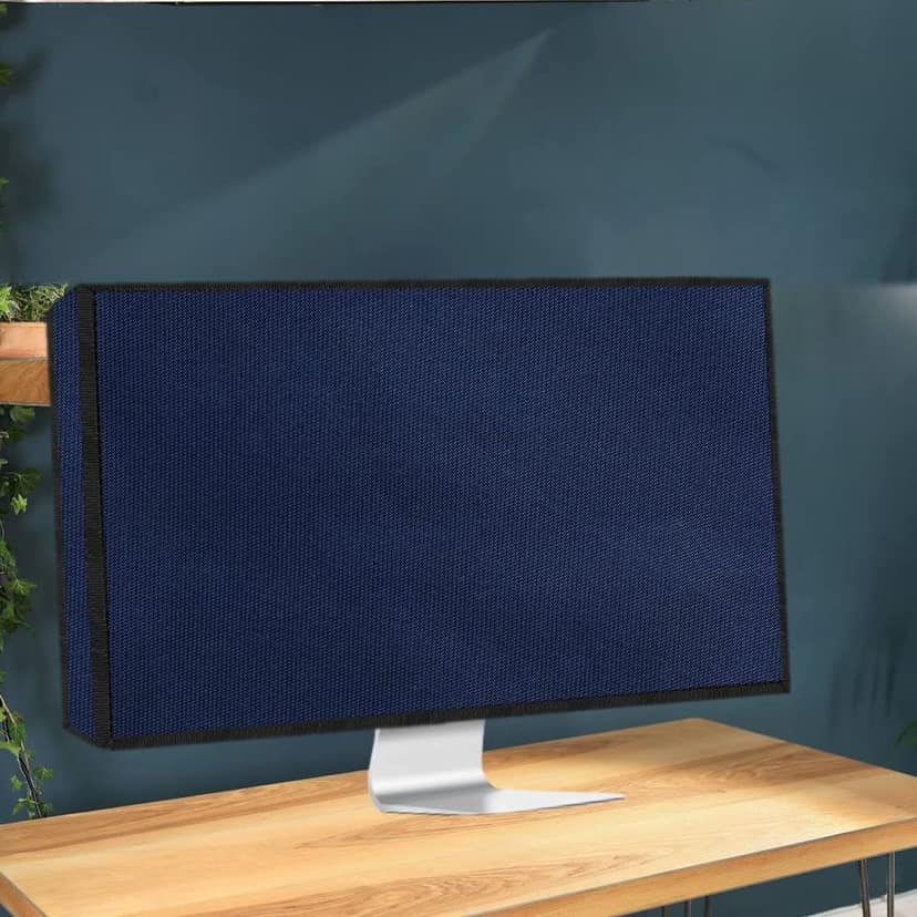 PalaP Super Premium Dust Proof Monitor Cover for HP All in ONE Desktop 27 inches (Grey) view 5