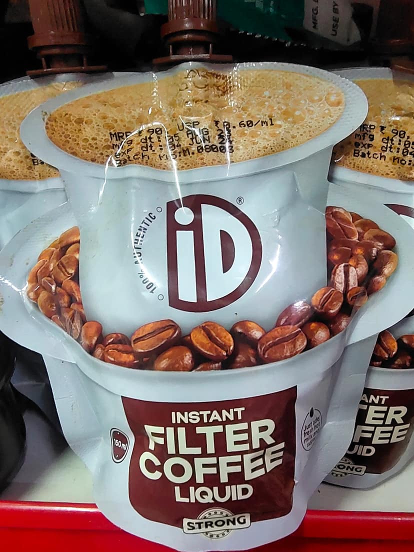 ID instant filter coffee liquid - strong