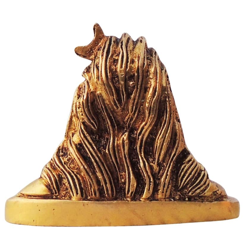 Brass Adiyogi Premium Showpiece | Meditation Decor, Height : 3 Inch (BSMAS1400 D) view 3
