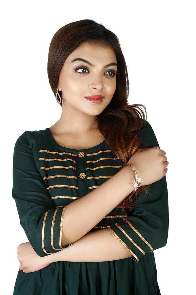 MAHIRA 'S COMFORT Maternity Gown: Stylish Rayon Feeding Kurti for Pregnancy and Breastfeeding view 4