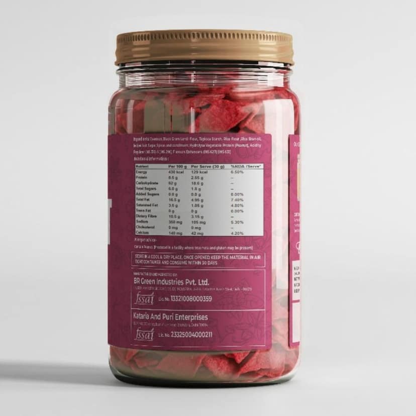 Grainzz Healthy Combo – Beetroot Chips + Oats Chips | High Fibre | Gluten-Free | No Palm Oil | Kids & Adult Snack | 300g view 4