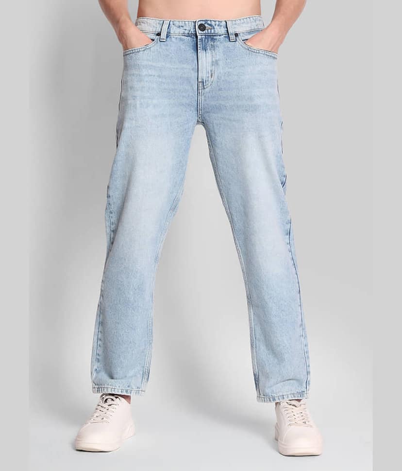 Bene Kleed Relaxed Solid Men's Jeans - Light Blue ( Pack of 1 ) view 2
