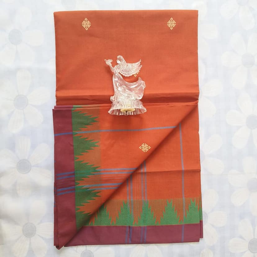 Cotton Saree without Blouse view 3