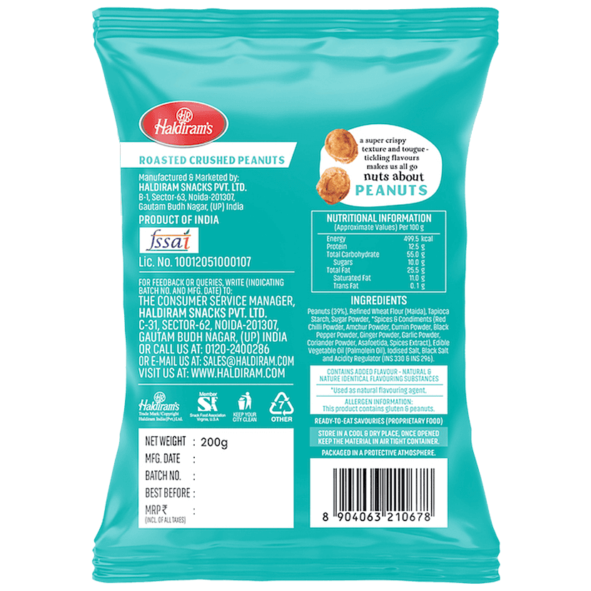 Haldirams Crushed Peanut, 200 G view 2