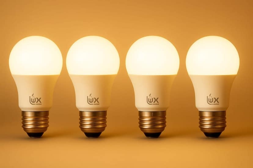 UBX 5W warm white LED Bulb Base: E27 Pack of 4