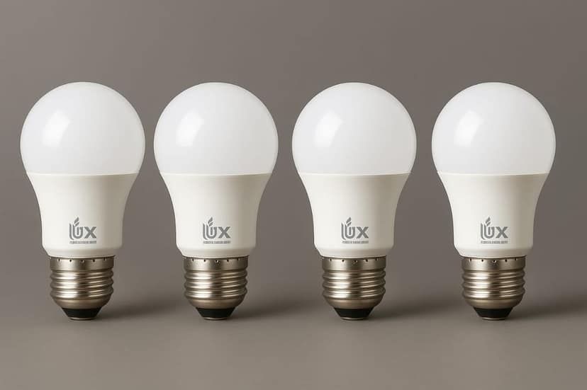 UBX 5W warm white LED Bulb Base: E27 Pack of 4 view 3