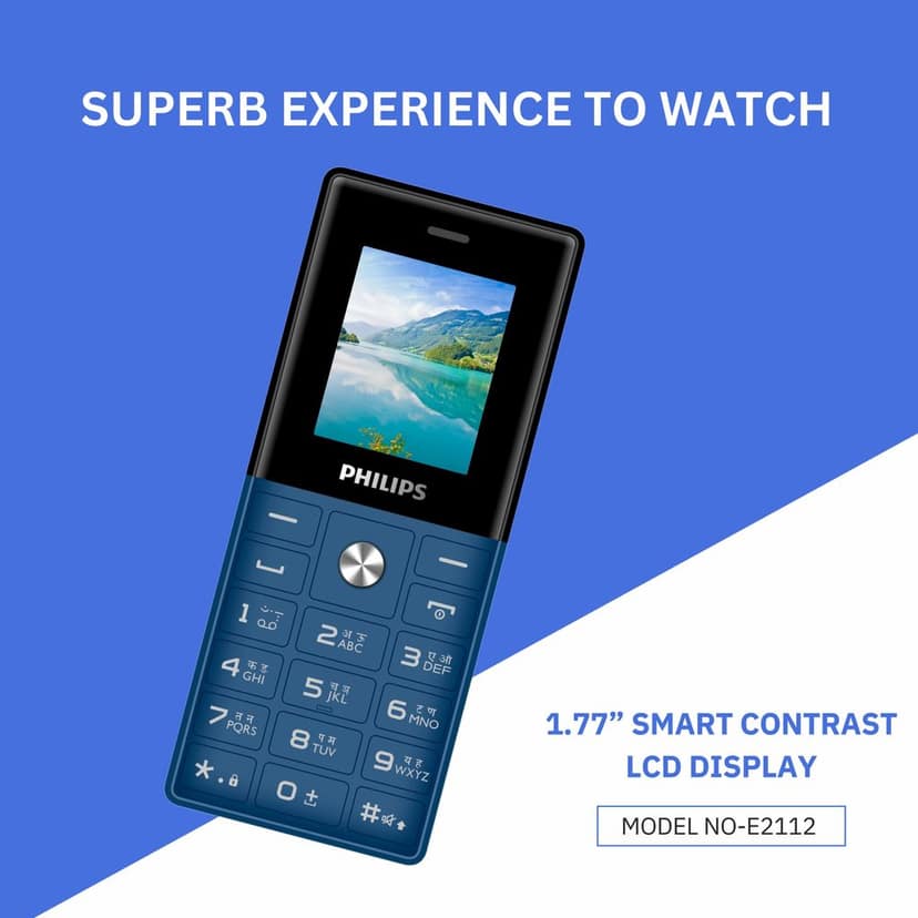 Philips E2112 Keypad Mobile Phone view 2