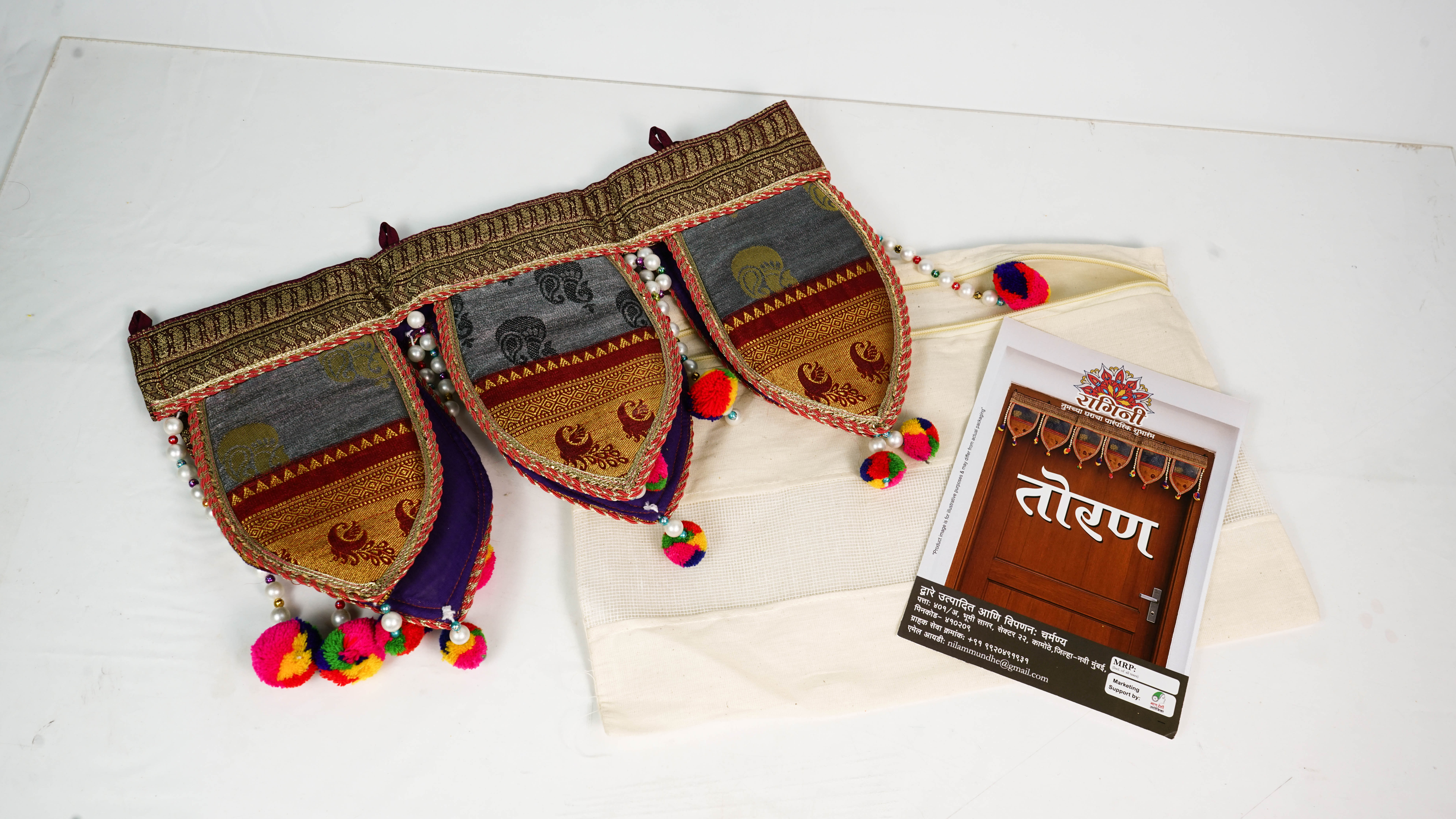 Handcrafted Toran | Traditional Indian Door Hanging | Festive Home Décor