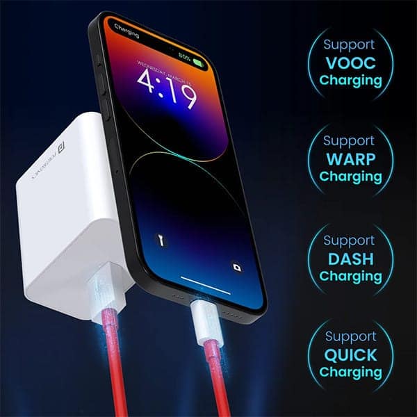 Portronics 35W Adapto 35A USB-A Fast Charging Adapter view 4