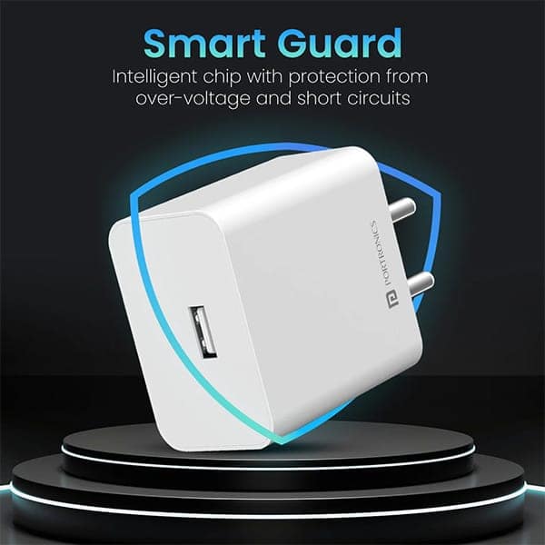Portronics 35W Adapto 35A USB-A Fast Charging Adapter view 5
