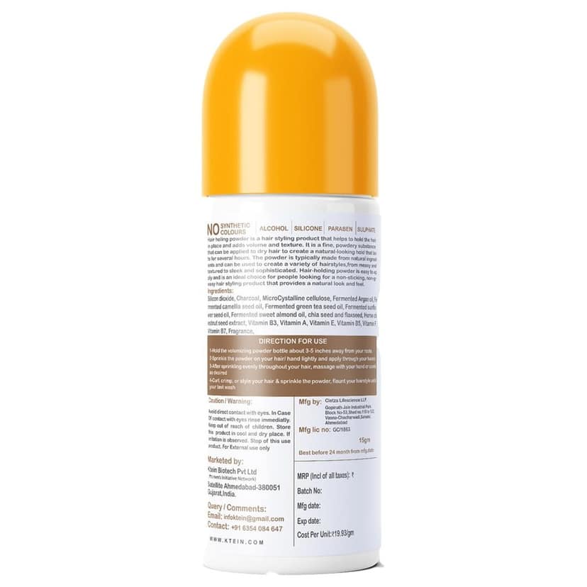 Ktein Natural 100% Plant Based Hair Styling Powder (15g) view 2