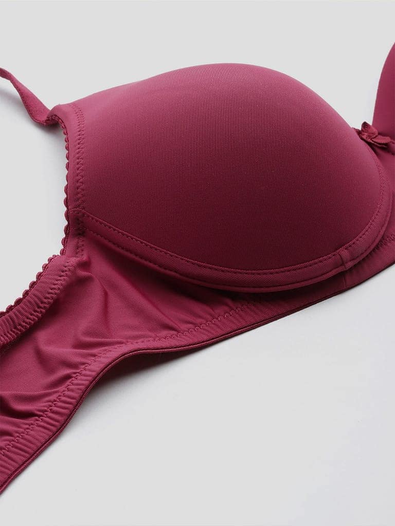 ELVEN Super Smooth Lycra Padded Women Bra | Wireless T-Shirt Bra | Full Coverage Seamless Bra | Random Colour | Pack of 1 view 5