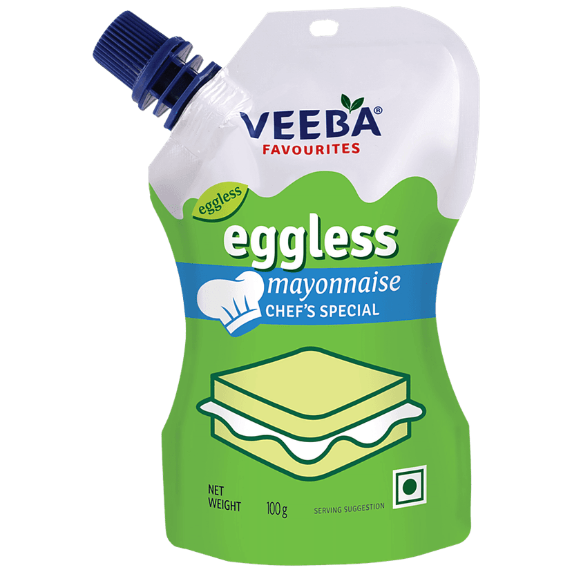 Veeba Eggless Mayonnaise Chef's Special, 100 G Standy Pouch