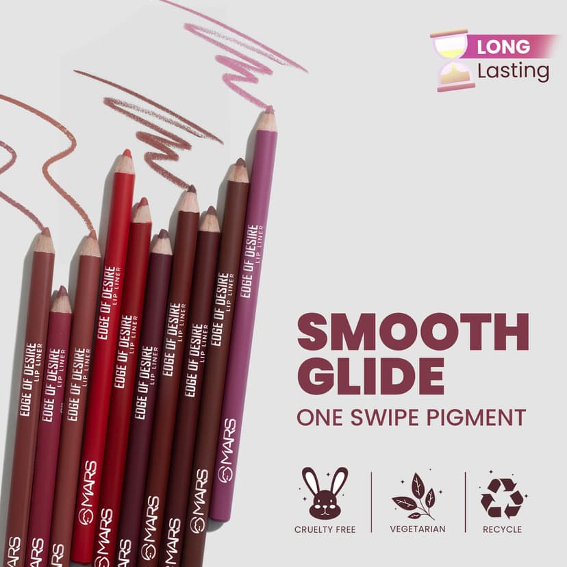 MARS Edge Of Desire Lip Liner - 10 Exotic Brown view 2