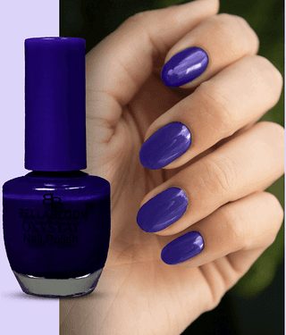 BELLABLOOM Blue Nail Polish, Long Lasting, Glossy Finish, 10ml ( Pack of 1 )