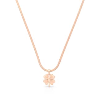 KAYYA21 Elegant Gold Clover Pendant Necklace – Stainless Steel | Anti-Tarnish, Lightweight | Pack of 1