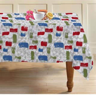AIRWILL Cotton 4 Seater 55 Inches Square Table Cloth (Pack of 1 Piece)